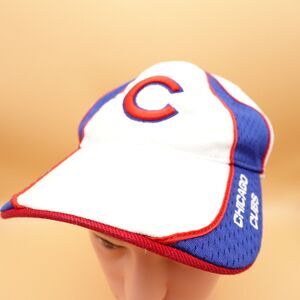 Chicago Cubs Hat Cap Strap Back White Blue Red Mens MLB Baseball One Size